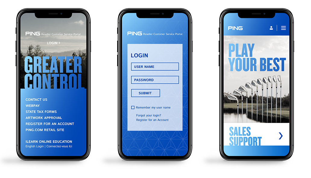 Ping mobile redesign