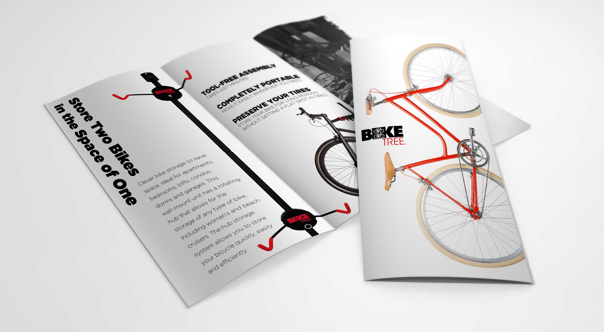 Bike Tree trifold brochure