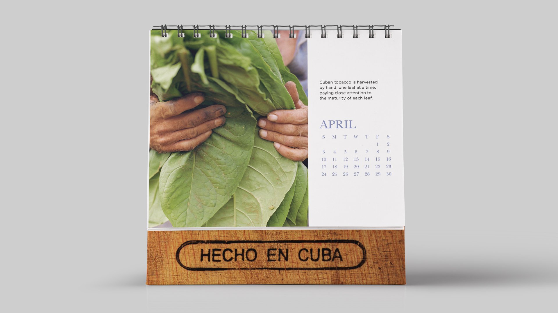 Made in Cuba History of Cigars Calendar April