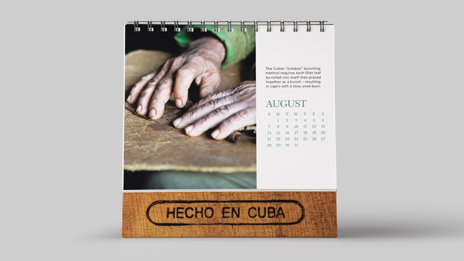 Made in Cuba History of Cigars Calendar August