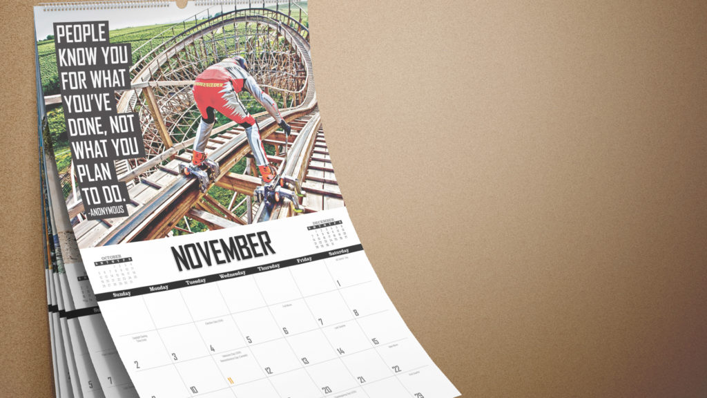 Bic Norwood Custom Promotional Calendar Designs Splinter