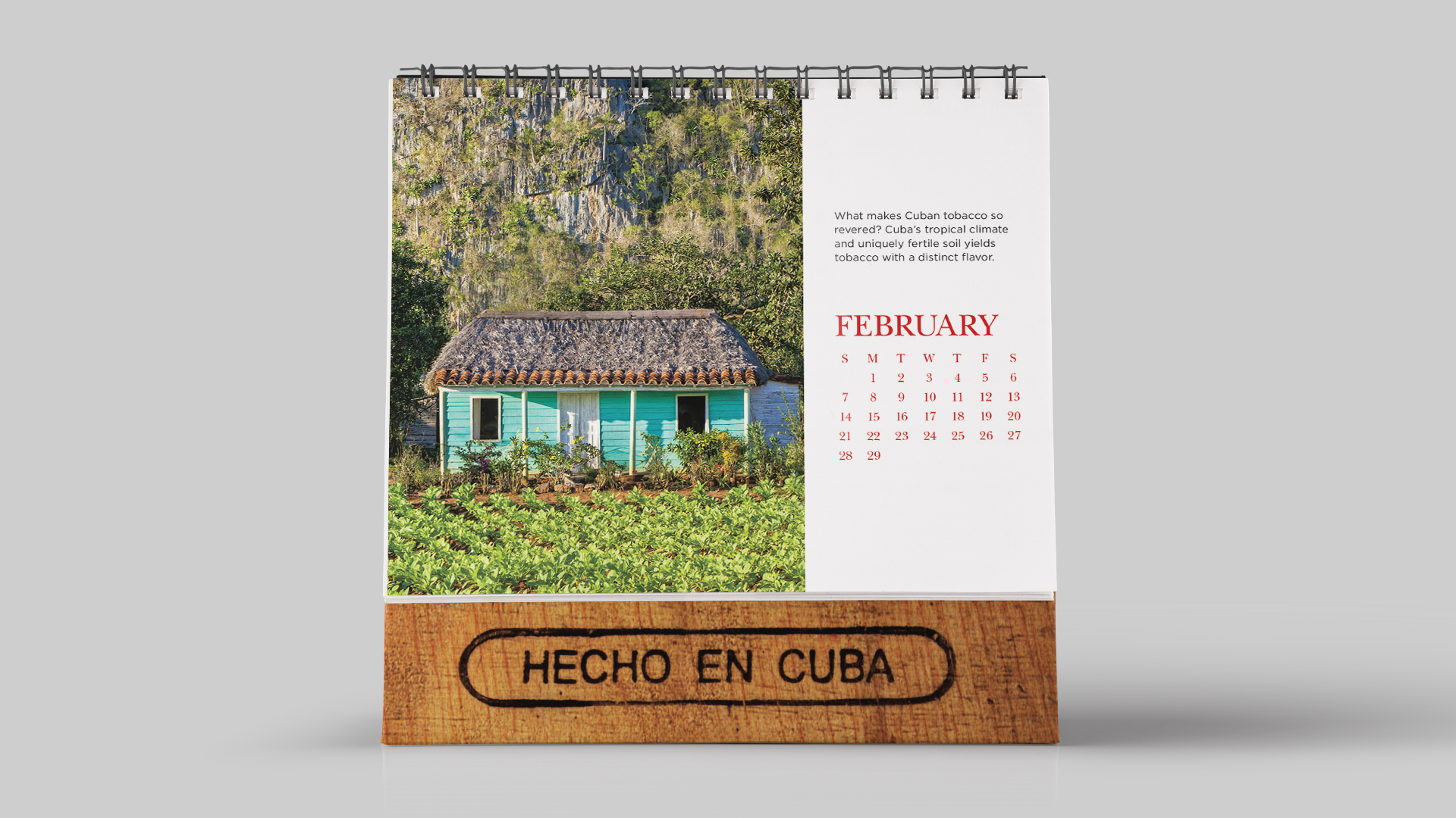 Made in Cuba History of Cigars Calendar February