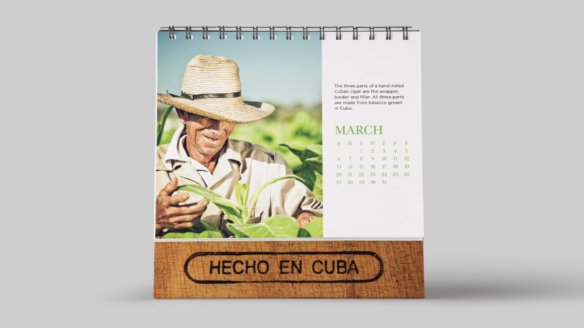 Made in Cuba History of Cigars Calendar March