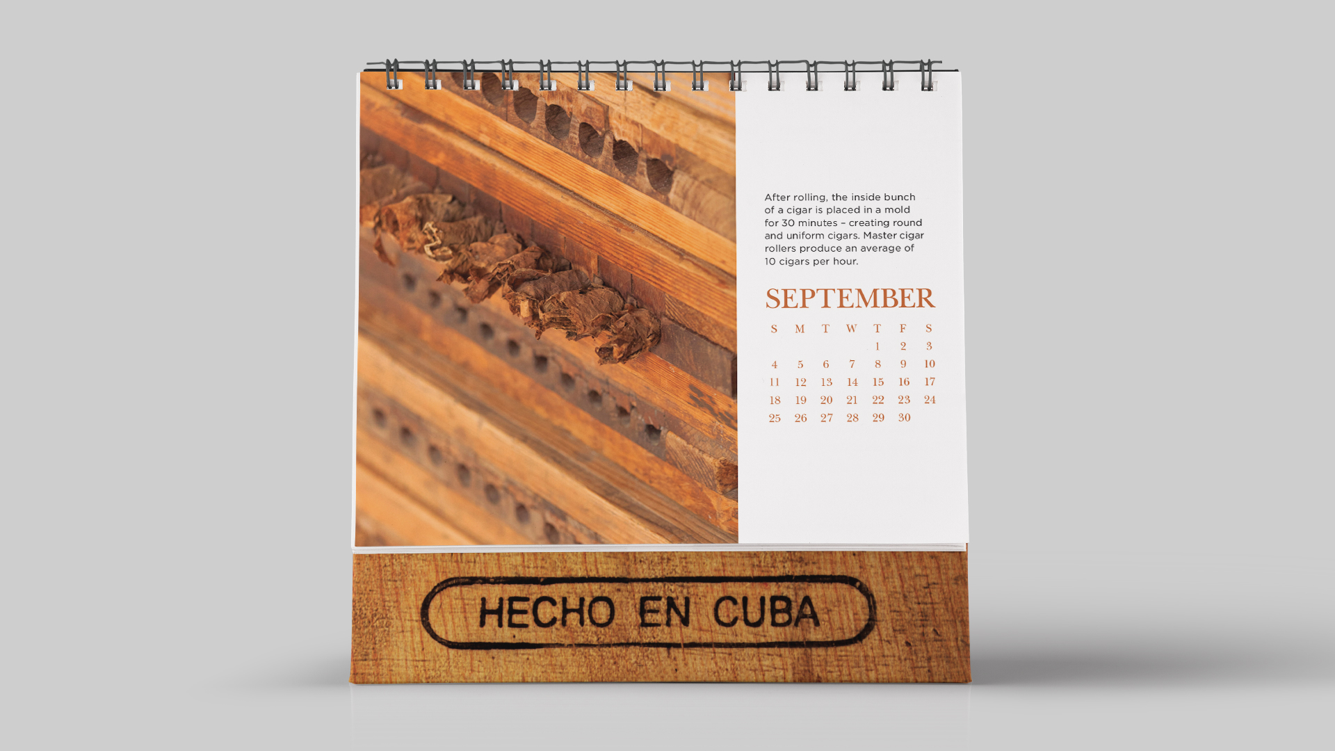 Made in Cuba History of Cigars Calendar September