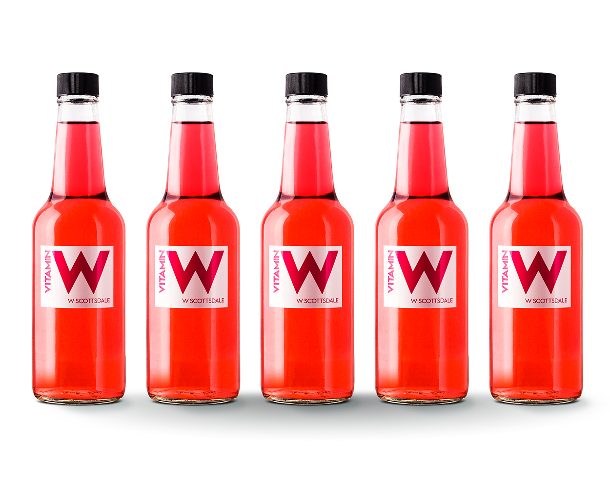 Vitamin W drink packaging