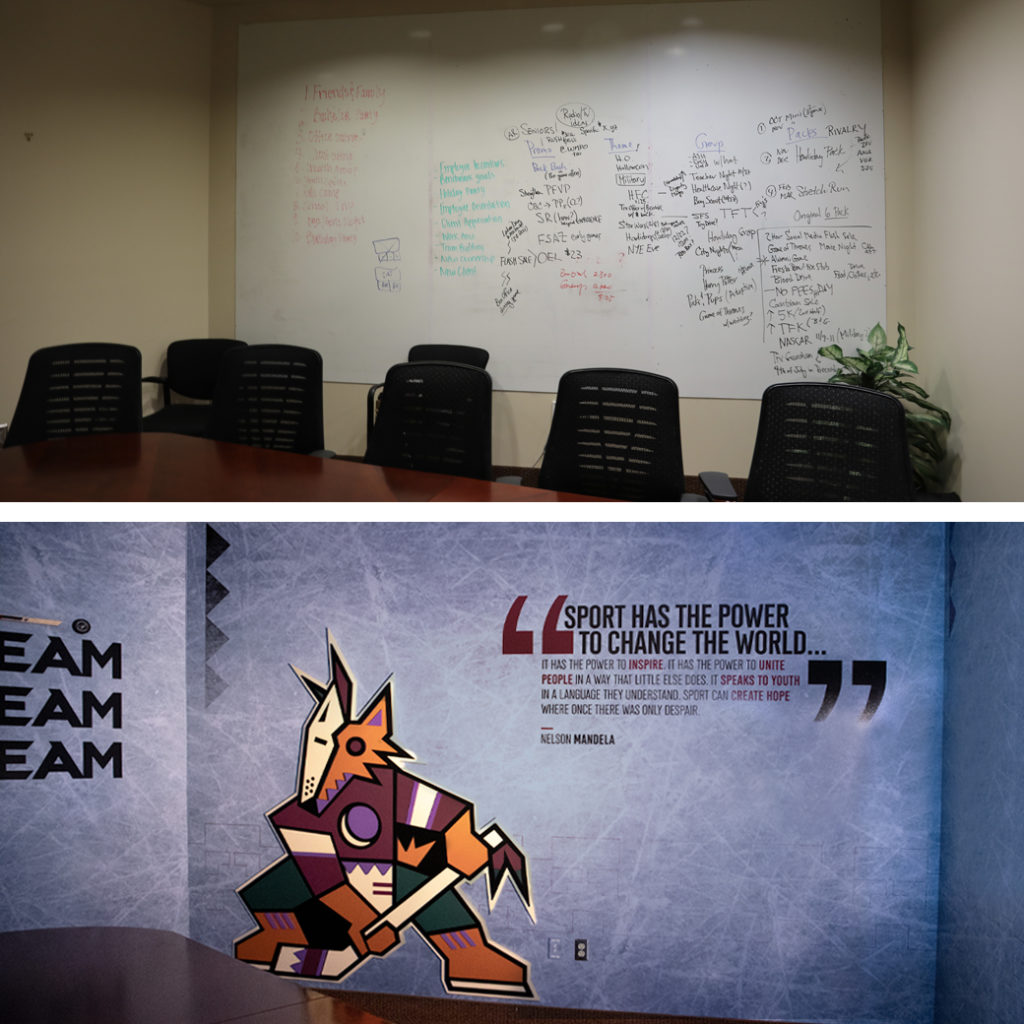 conference room before / after