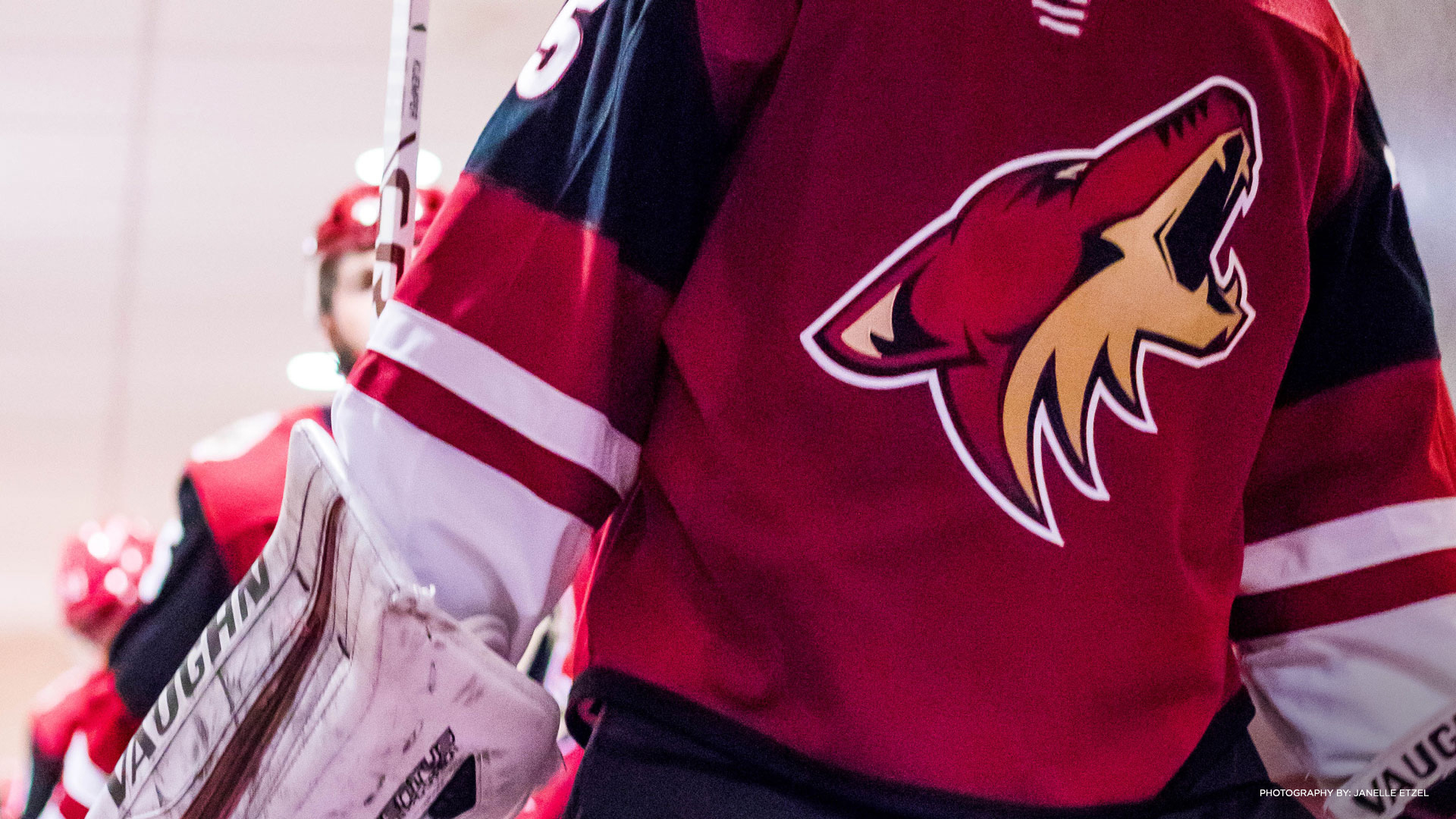 Arizona Coyotes Jersey Close Up Kuemper